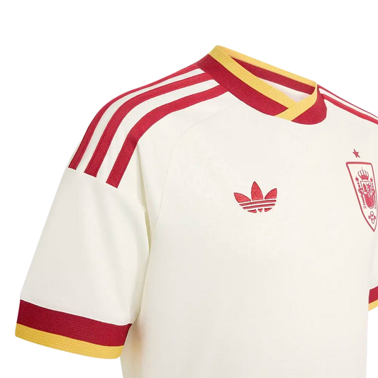 Newcop Adidas Spain 26 Away Jersey Off White Ropa 4