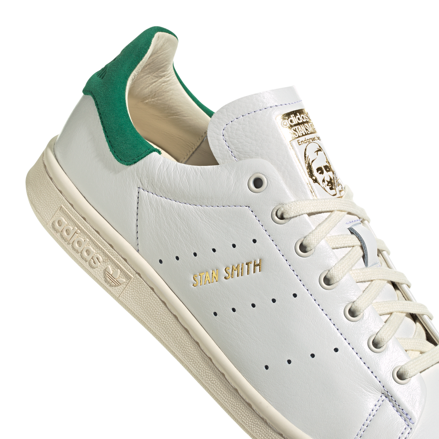 Newcop Adidas Stan Smith Lux White Green Zapatillas 4