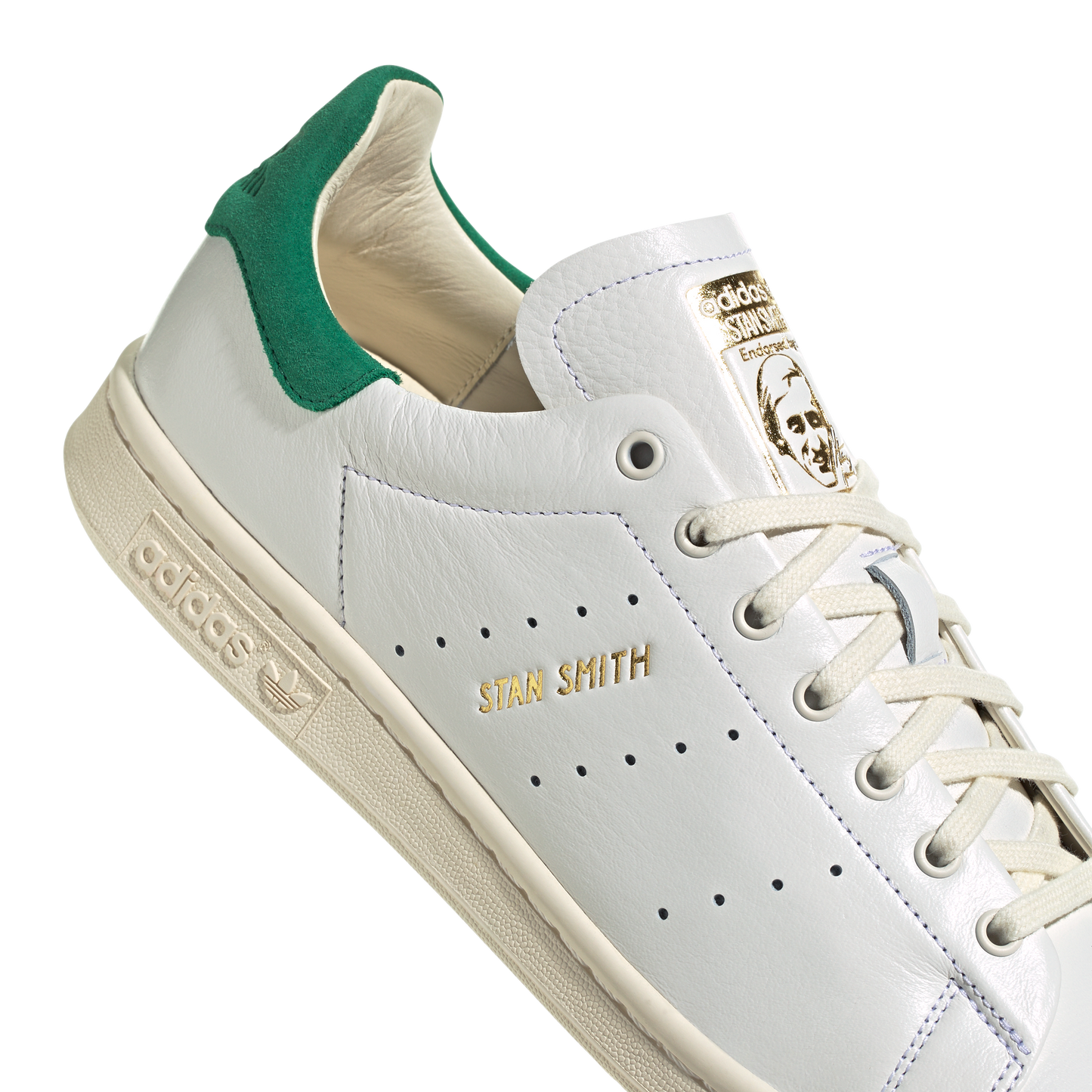 Newcop Adidas Stan Smith Lux White Green Zapatillas 4