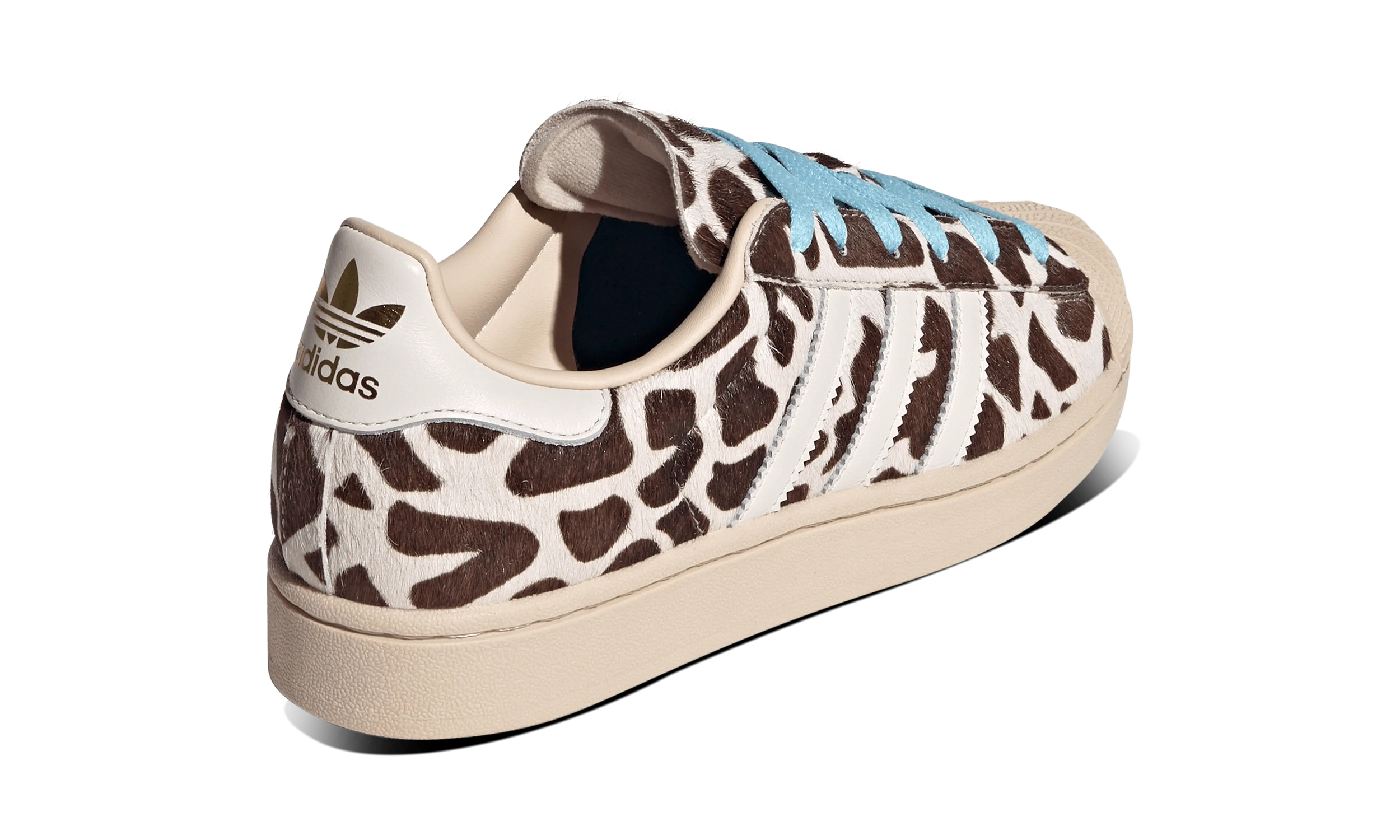 Newcop Adidas Superstar Ii Giraffe Print Crystal Linen Zapatillas 3