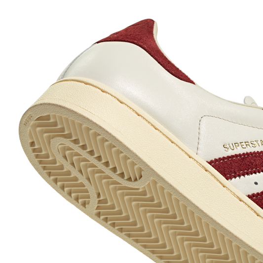 Newcop Adidas Superstar Ii Off White Rust Red Warm Vanilla Zapatillas 4