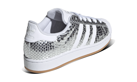 Newcop Adidas Superstar Ii Patent Snakeskin Silver Metallic Zapatillas 2