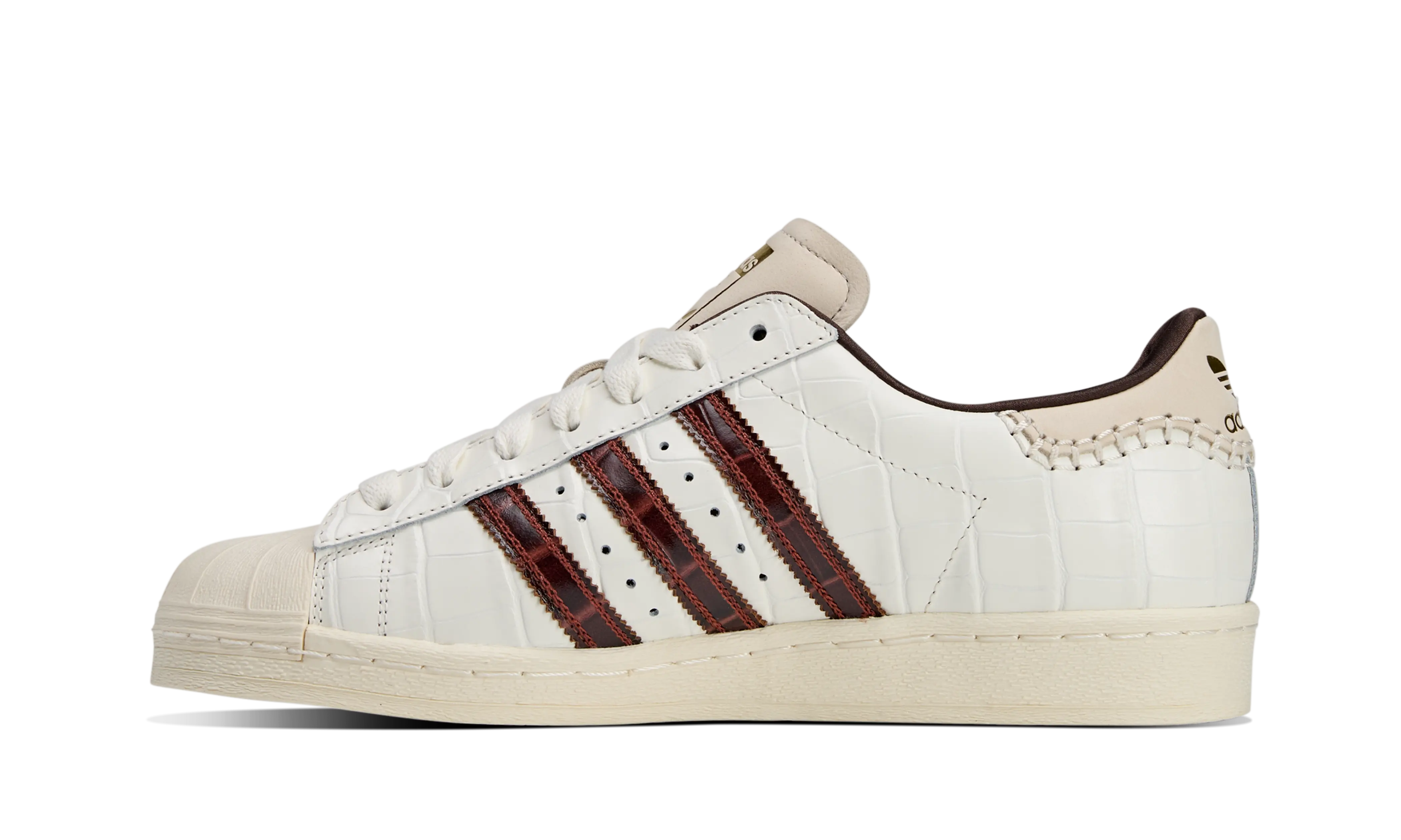 Newcop Adidas Superstar Wales Bonner White Brown Croc Zapatillas 1