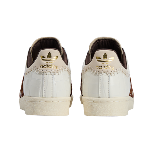 Newcop Adidas Superstar Wales Bonner White Brown Croc Zapatillas 3