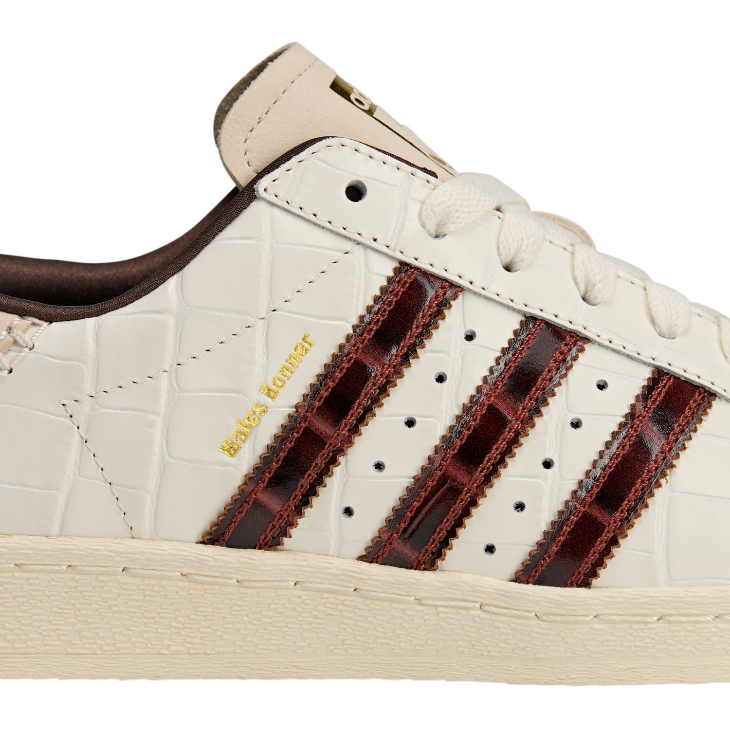 Newcop Adidas Superstar Wales Bonner White Brown Croc Zapatillas 6
