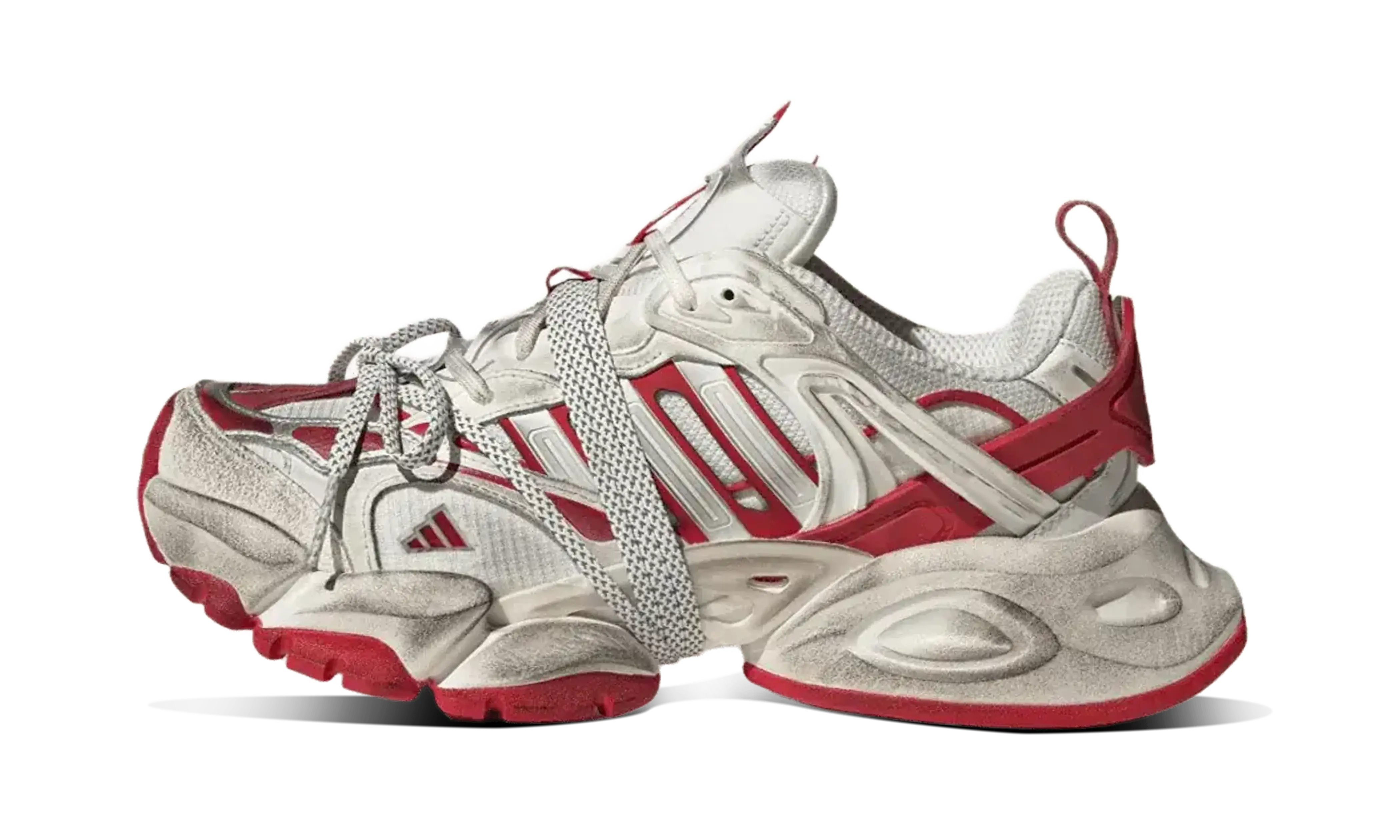 Newcop Adidas Vento Xlg Deluxe White Red Zapatillas 1
