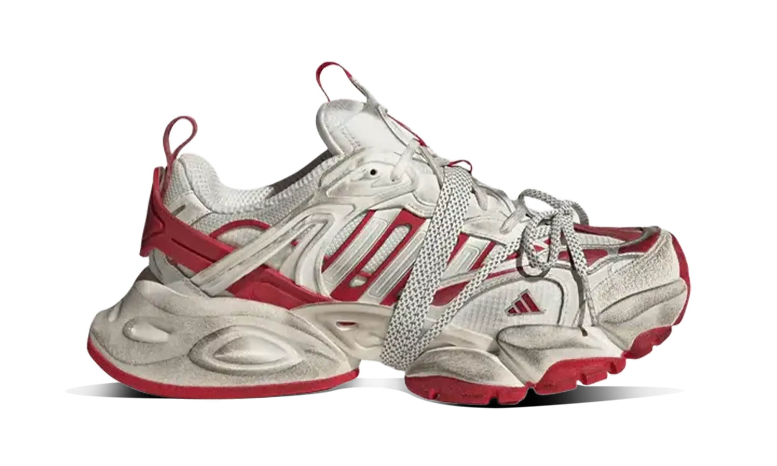 Newcop Adidas Vento Xlg Deluxe White Red Zapatillas 3
