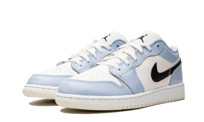 Newcop Air Jordan 1 Low Ice Blue Zapatillas 2