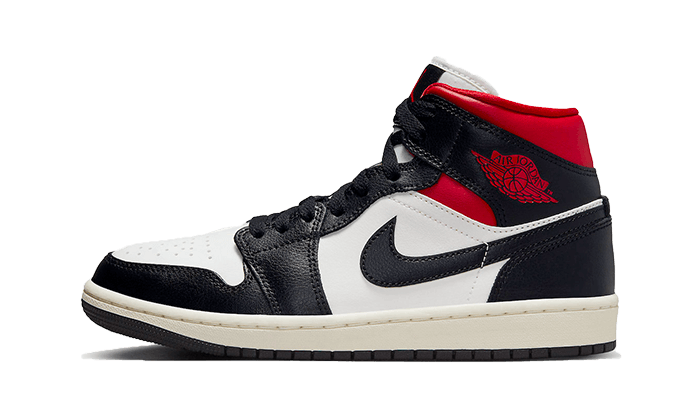 Newcop Air Jordan 1 Mid Black Gym Red Zapatillas 1