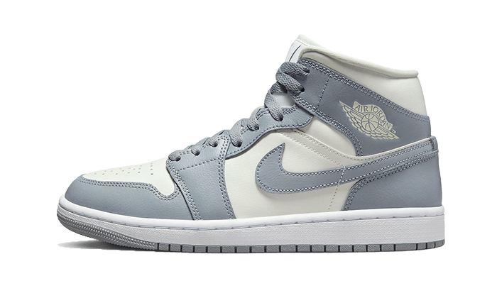Newcop Air Jordan 1 Mid Grey Sail Zapatillas 1