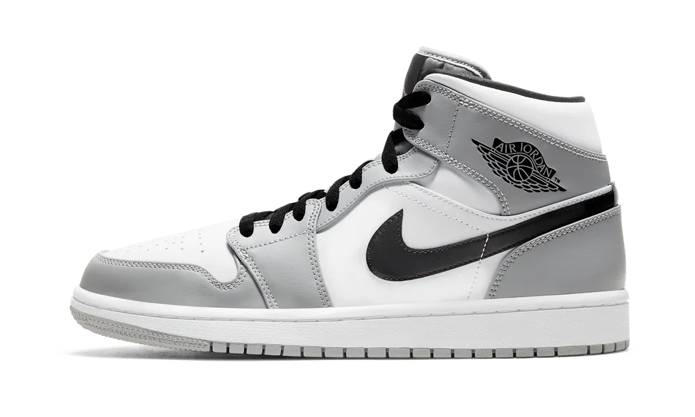 Newcop Air Jordan 1 Mid Light Smoke Grey Zapatillas 1