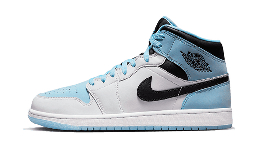 Newcop Air Jordan 1 Mid Se Ice Blue Black Zapatillas 1