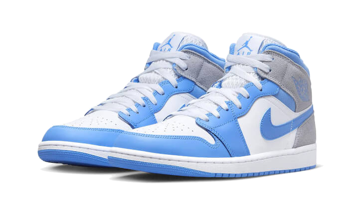 Newcop Air Jordan 1 Mid University Blue Grey Zapatillas 2