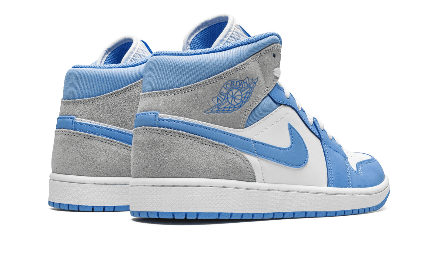 Newcop Air Jordan 1 Mid University Blue Grey Zapatillas 3