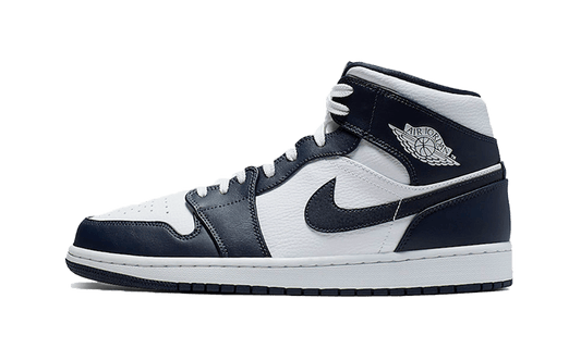 Newcop Air Jordan 1 Mid White Metallic Gold Obsidian Zapatillas 1