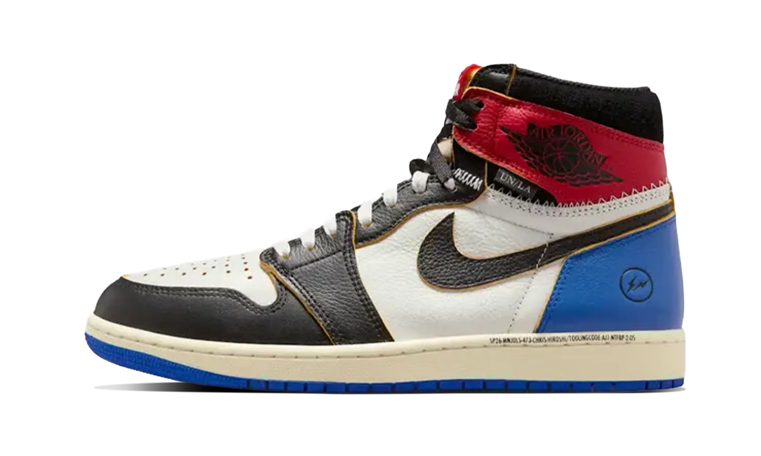 Newcop Air Jordan 1 Retro High Og Sp Fragment X Union La Varsity Red Sport Royal Zapatillas 1