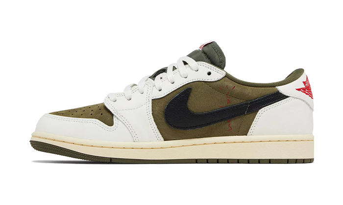Newcop Air Jordan 1 Retro Low Og Sp Travis Scott Medium Olive (ps) Zapatillas 1