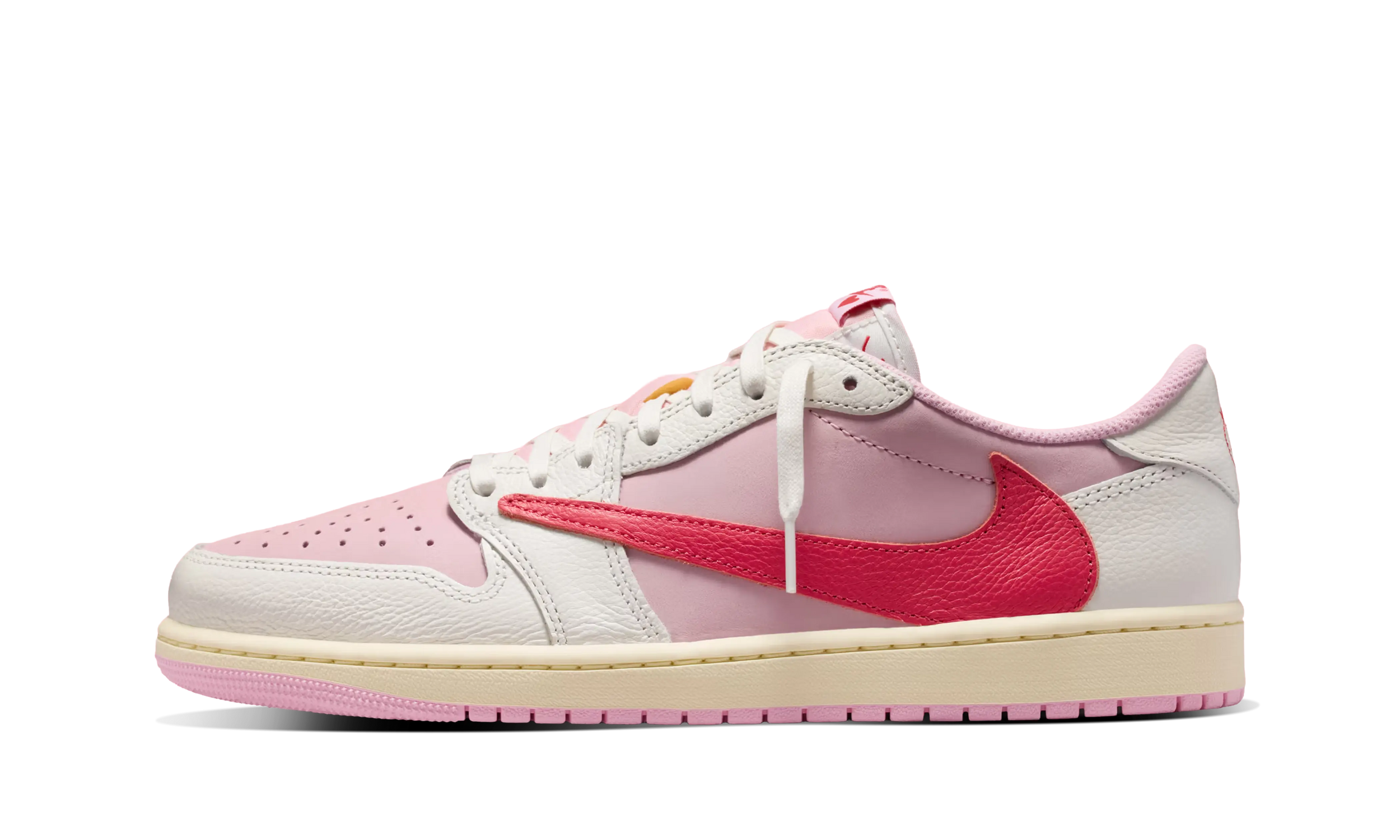 Newcop Air Jordan 1 Retro Low Og Sp Travis Scott Sail Tropical Pink Zapatillas 1