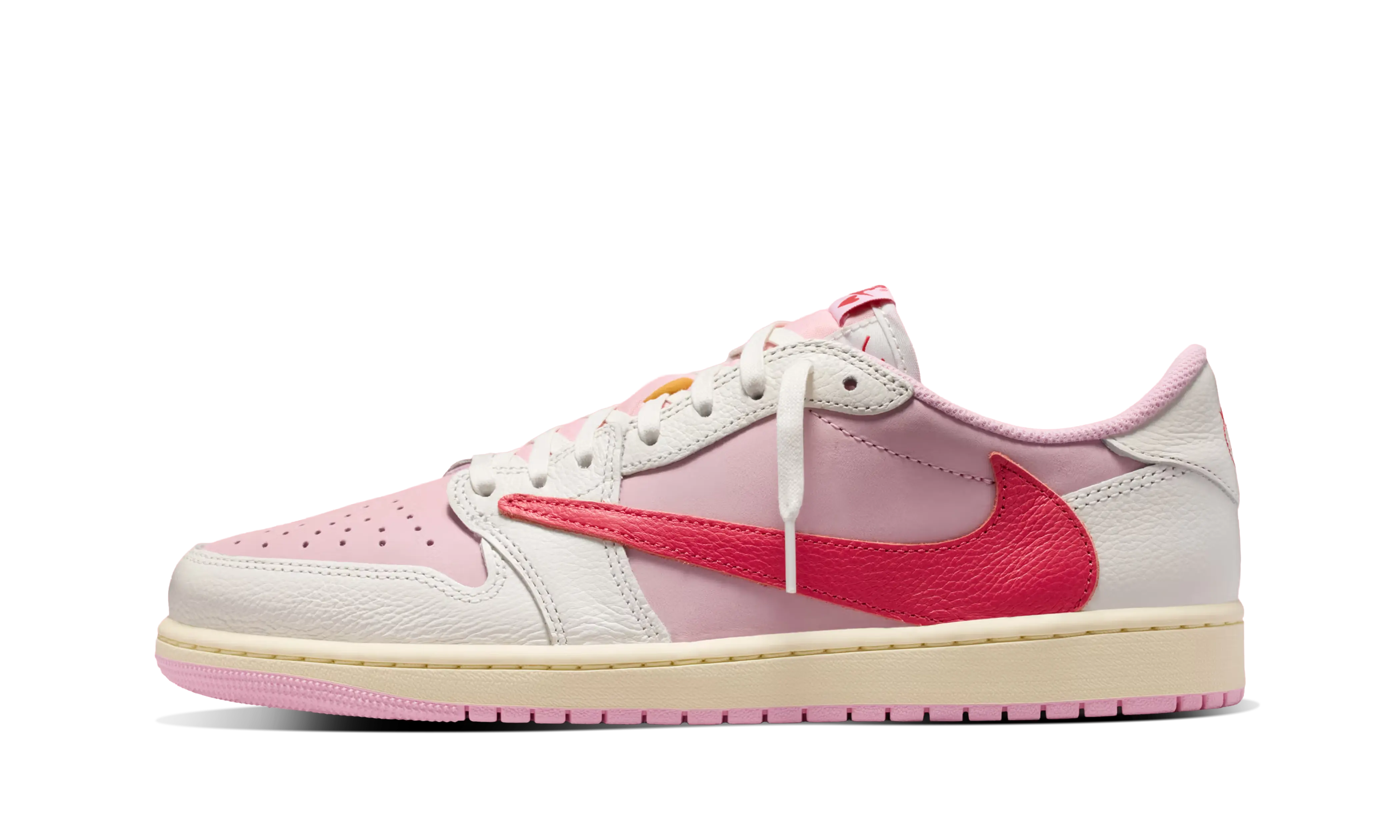 Newcop Air Jordan 1 Retro Low Og Sp Travis Scott Sail Tropical Pink Zapatillas 1