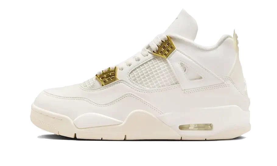 Newcop Air Jordan 4 Retro Metallic Gold Zapatillas 1