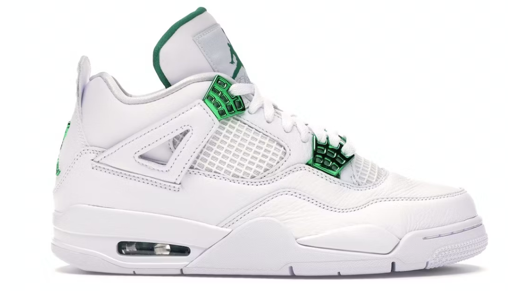 Newcop Air Jordan 4 Retro Metallic Green Zapatillas 1