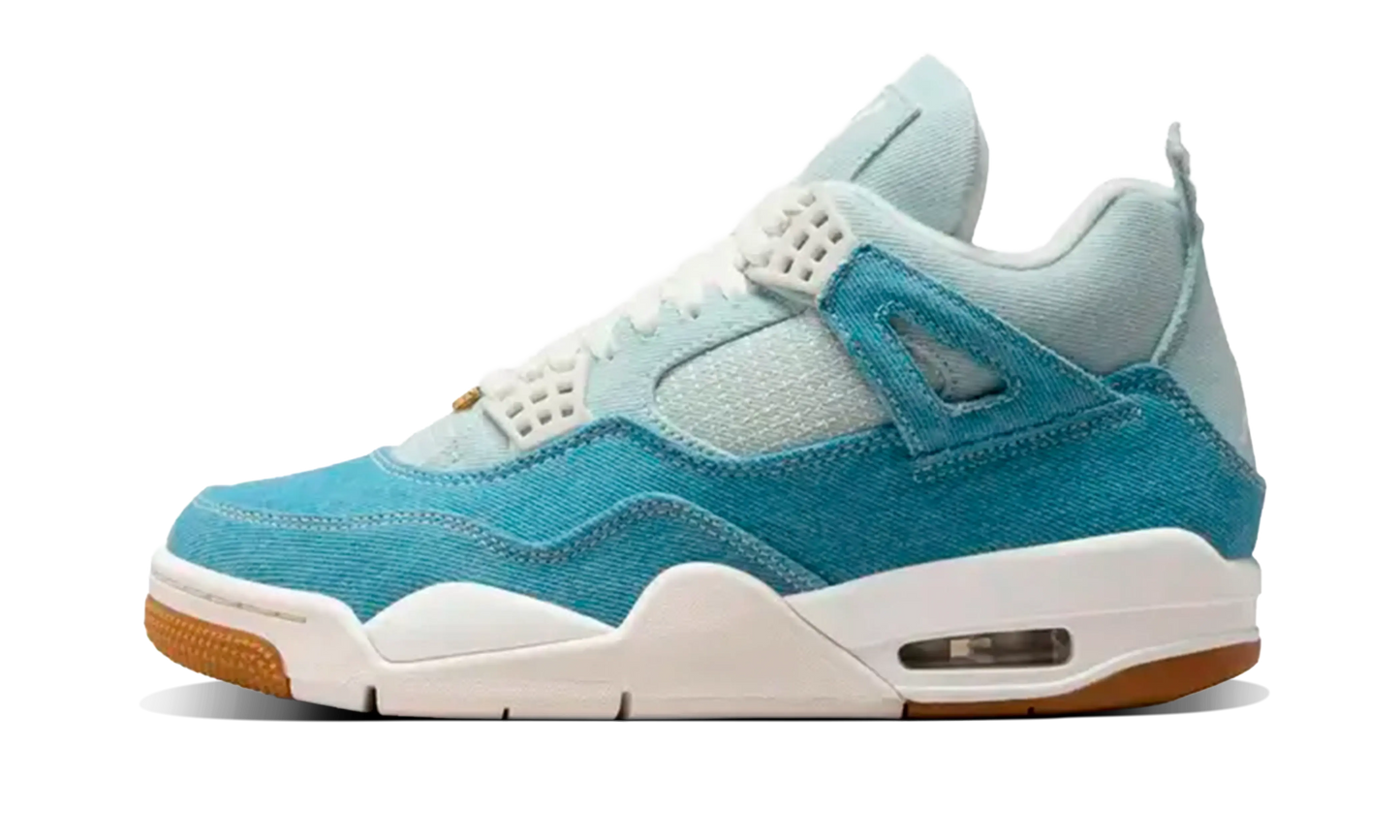 Newcop Air Jordan 4 Retro Tex Denim Worn Blue Zapatillas 1