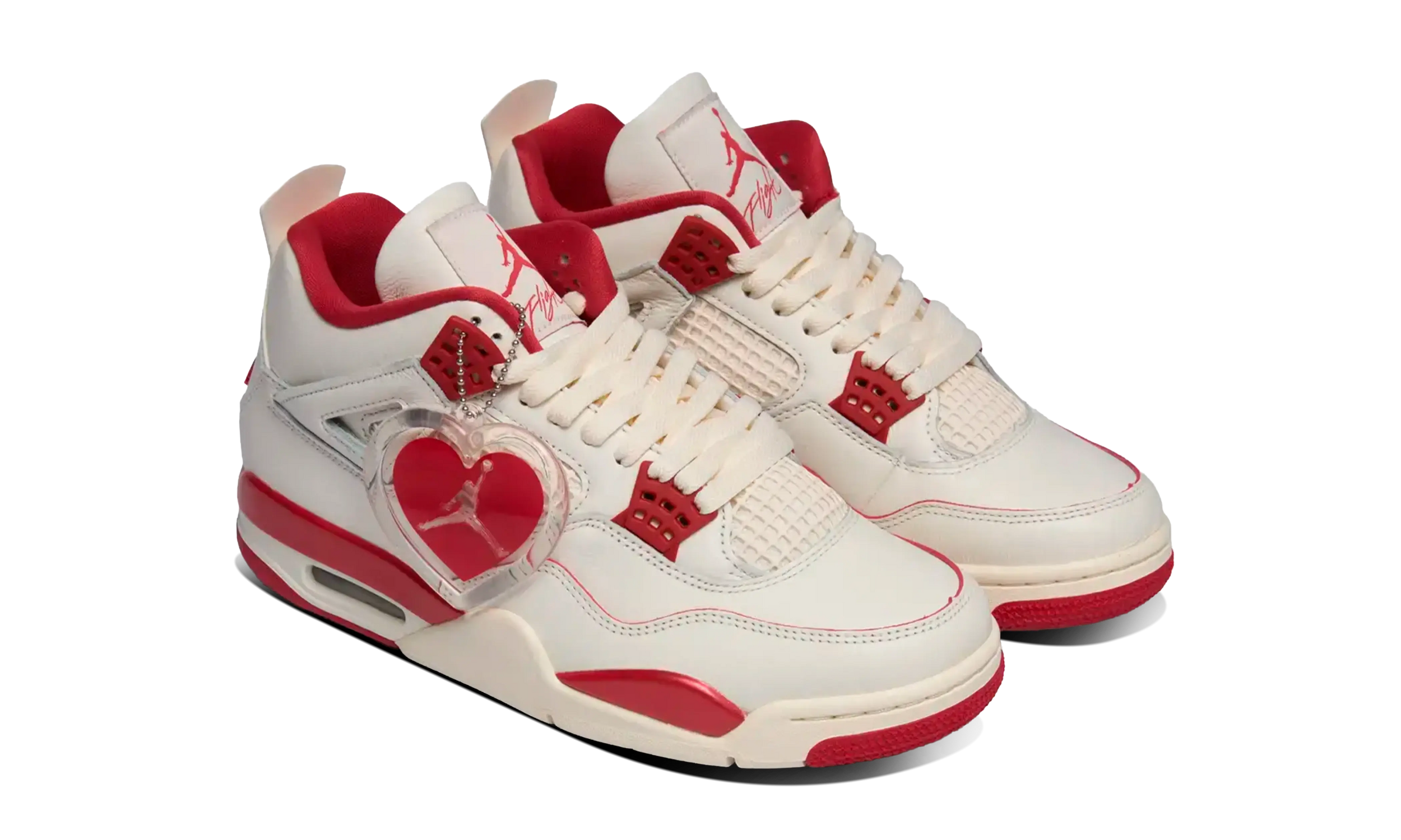 Newcop Air Jordan 4 Retro Valentine's Day Sierra Red Zapatillas 2