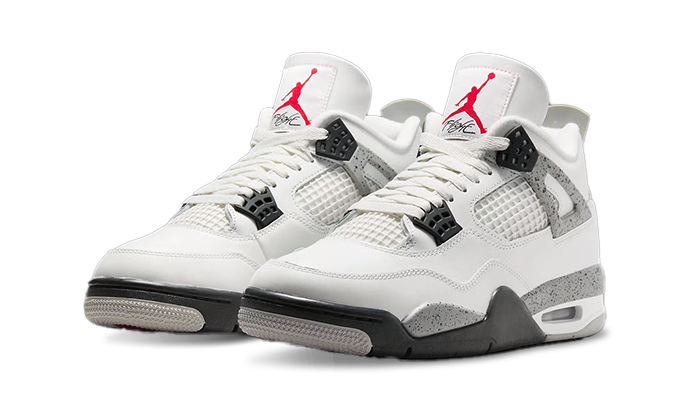Newcop Air Jordan 4 Retro White Cement Zapatillas 2