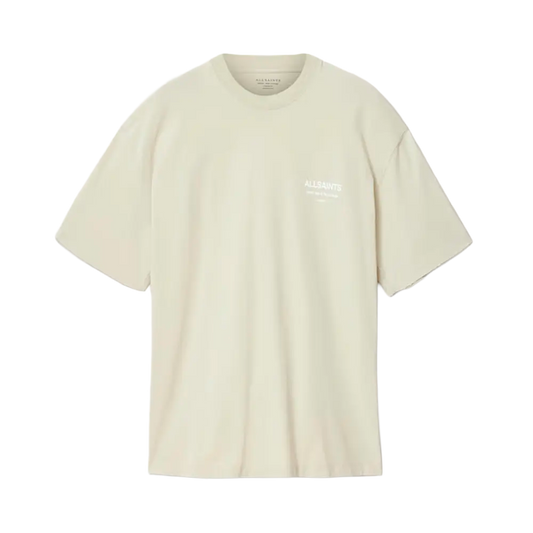 Newcop Allsaints Dreamer Short Sleeve Oversized Graphic T-shirt Powdered Green Ropa 1