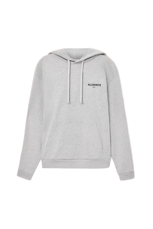 Newcop Allsaints Halcyon Hoodie Light Grey Marl Ropa 1