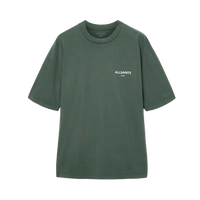 Camiseta ALLSAINTS Halcyon Short Sleeve Crew T-Shirt Garnet Green
