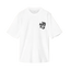 ALLSAINTS Orlando Logo Print Oversized T-Shirt Ashen White