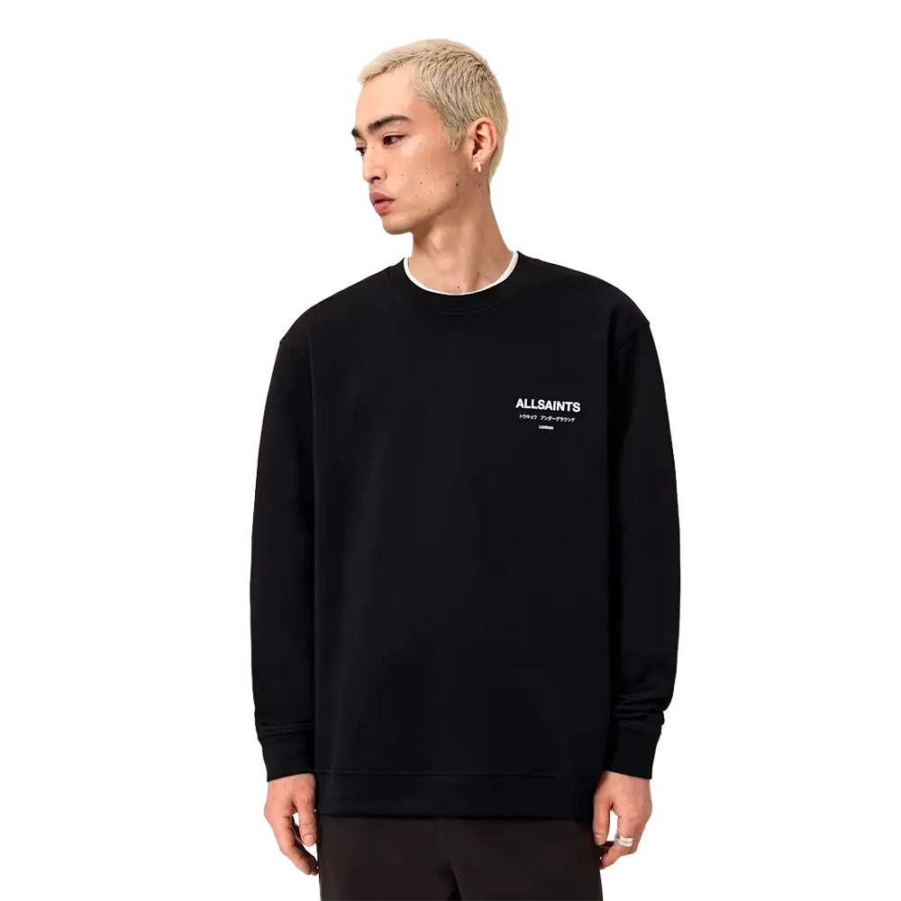 Newcop Allsaints Underground Relaxed Fit Crew Neck Sweatshirt Ropa 3