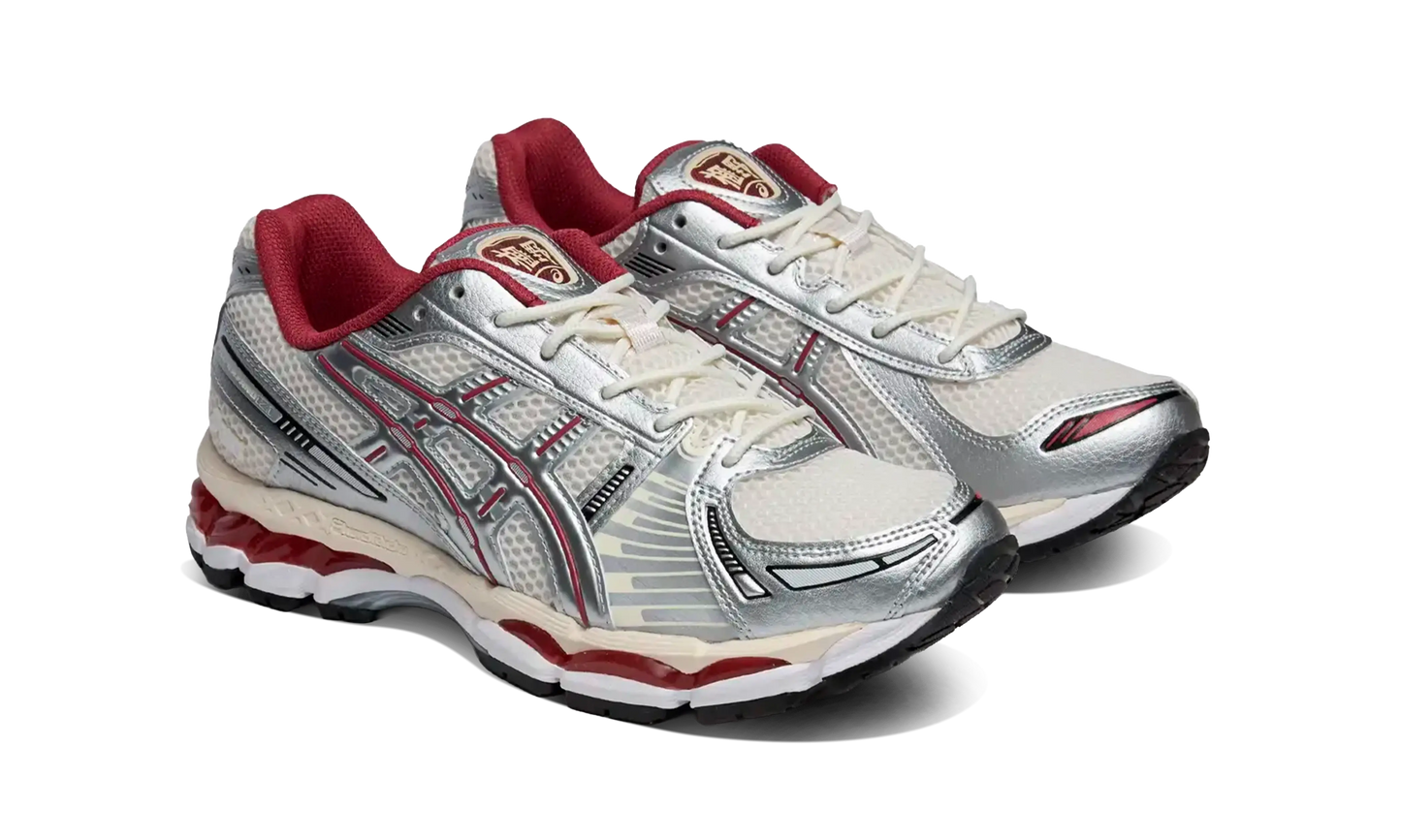 Newcop Asics Gel-kayano 12.1 Silver Burgundy Zapatillas 2