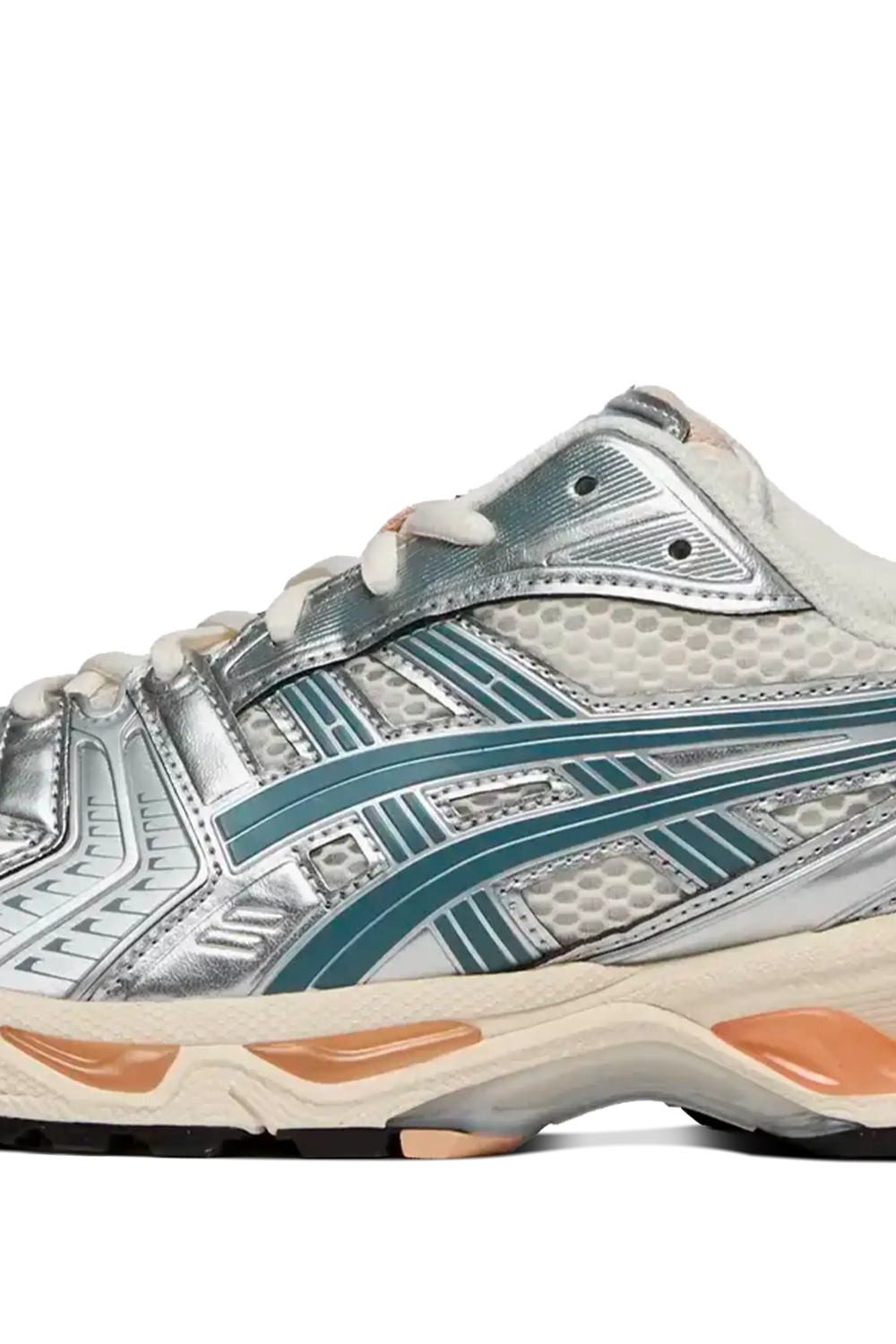 ASICS Gel-Kayano 14 Birch Pure Silver Teal Gold – Newcop