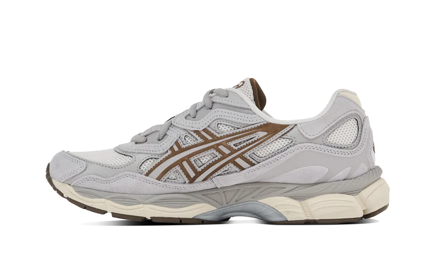 Newcop Asics Gel-nyc Cream Cement Grey Brown Zapatillas 1
