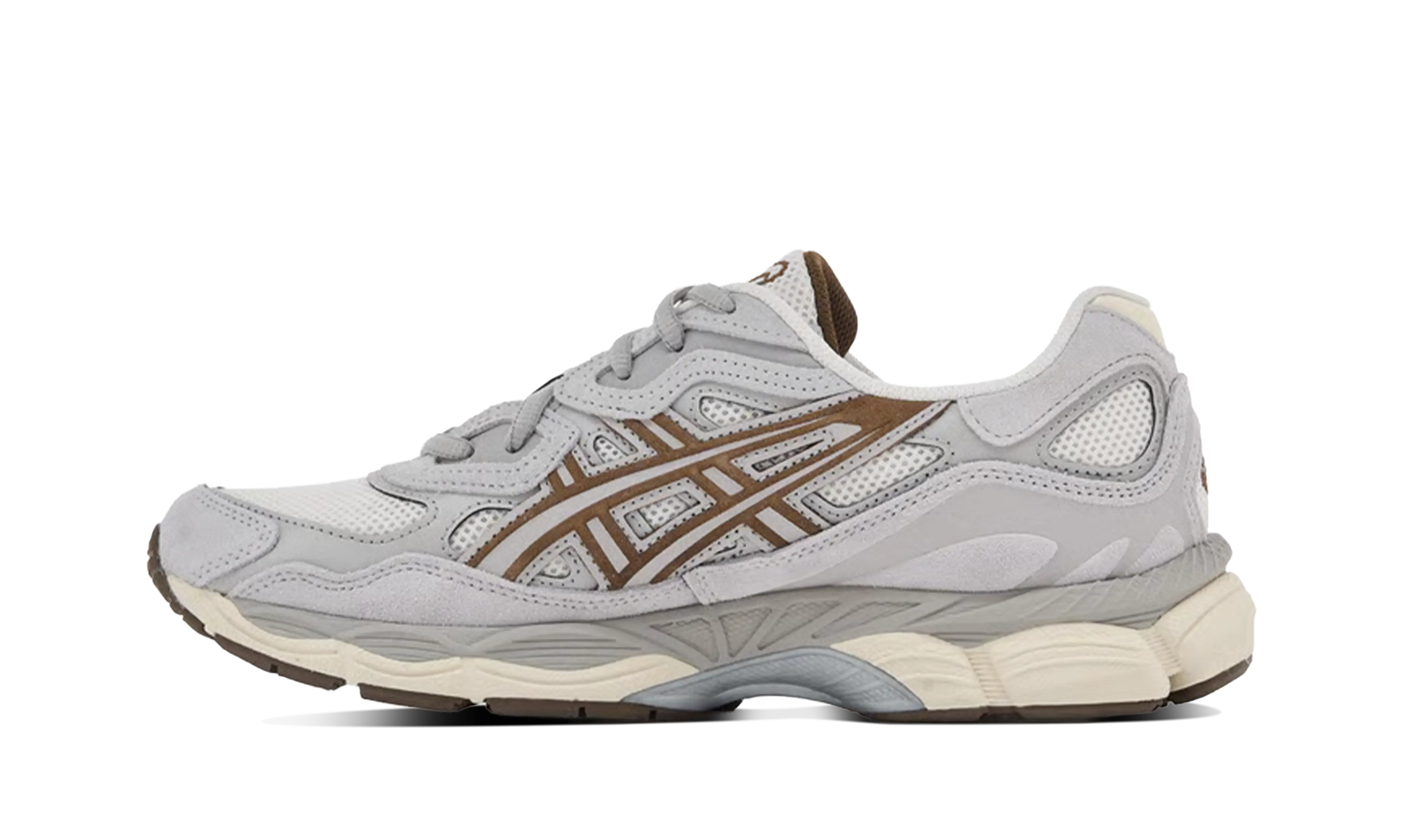 Newcop Asics Gel-nyc Cream Cement Grey Brown Zapatillas 1