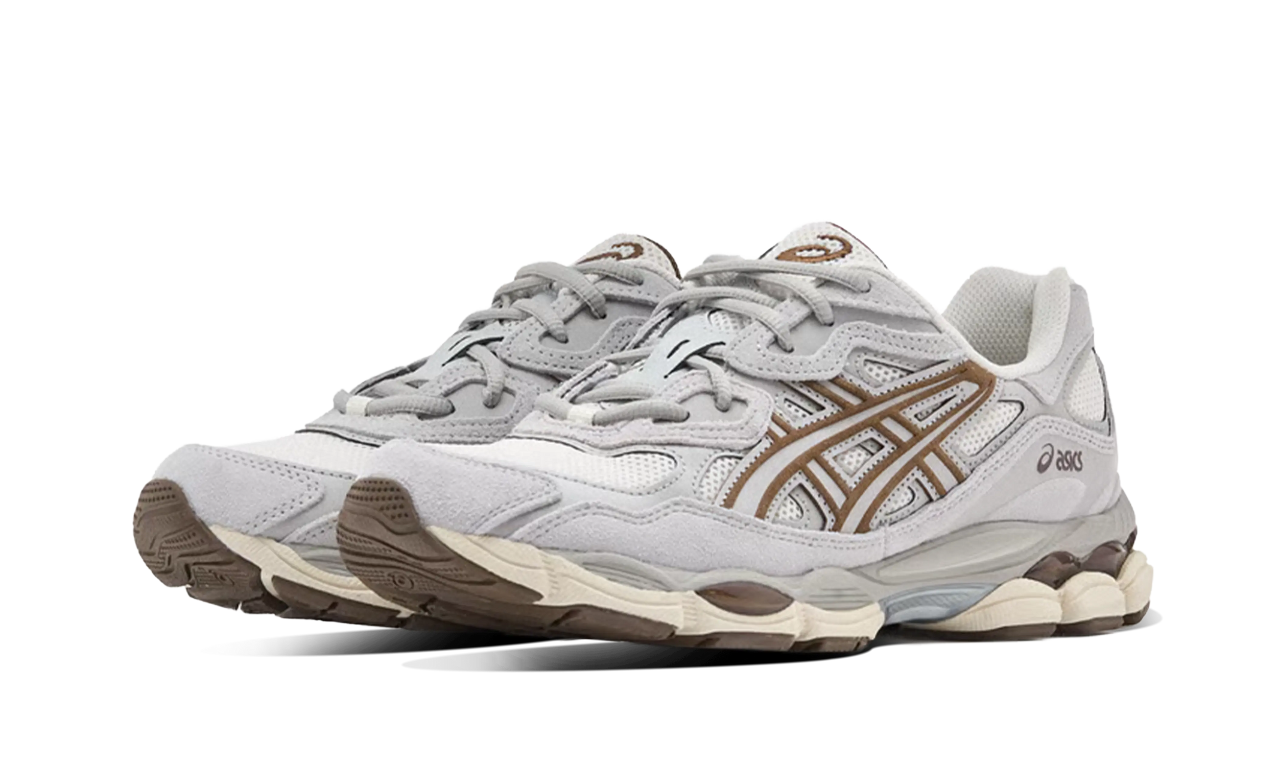 Newcop Asics Gel-nyc Cream Cement Grey Brown Zapatillas 2