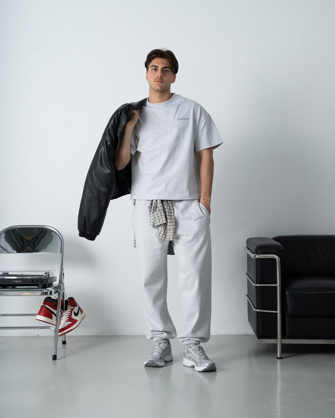 Newcop Basic Tee Grey Ropa Newcop 3