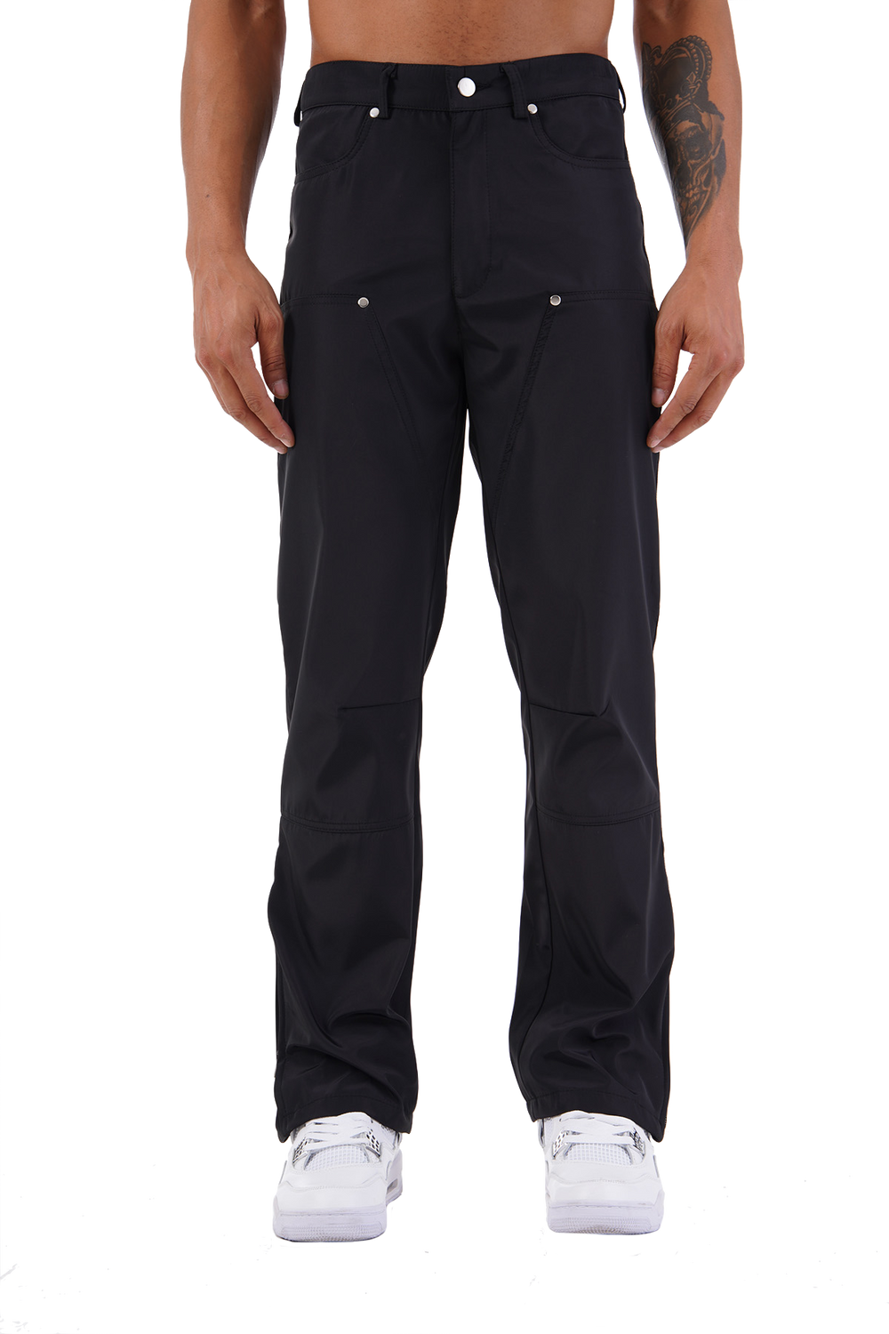 Newcop Black Cargo Trousers Ropa 1