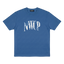 Blue Distressed Logo Tee