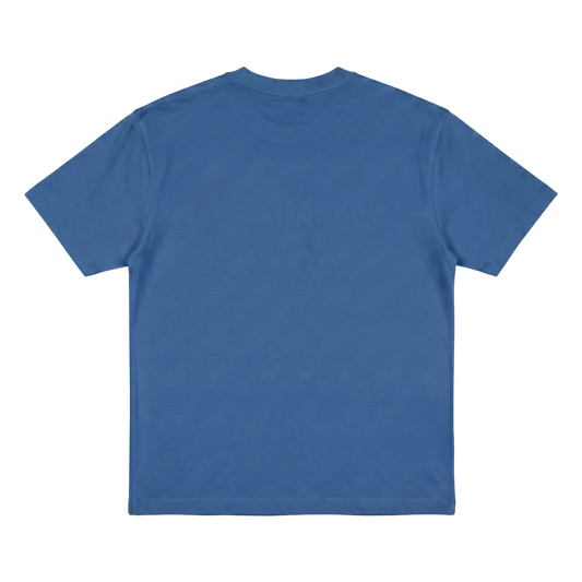 Newcop Blue Distressed Logo Tee Ropa Newcop 2