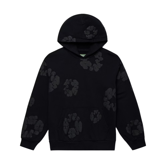 Newcop Denim Tears Cotton Wreath Hoodie Black Monochrome Ropa 1