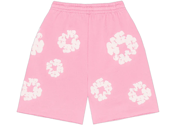 Newcop Denim Tears The Cotton Wreath Shorts Pink Ropa 2