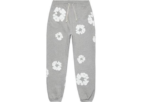 Denim Tears The Cotton Wreath Sweatpants Grey | Newcop