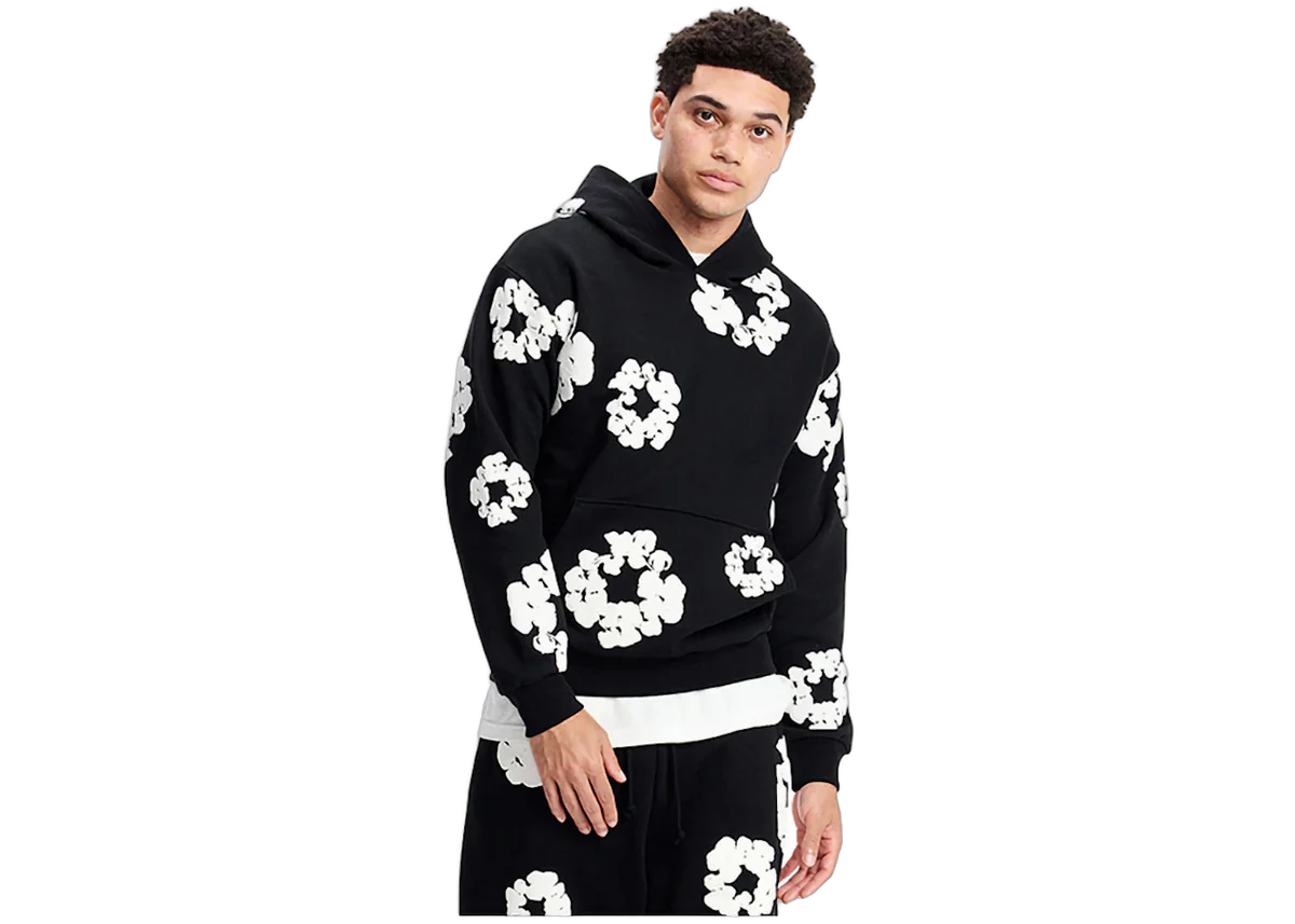 Newcop Denim Tears The Cotton Wreath Sweatshirt Black Ropa 3