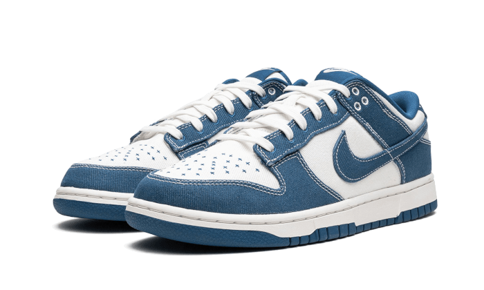 Newcop Dunk Low Industrial Blue Sashiko Zapatillas 2