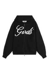 Fake Gods Knitted Zipper Black
