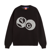 Newcop Fakegods Billiard Knitted Sweater Black Tøj 1