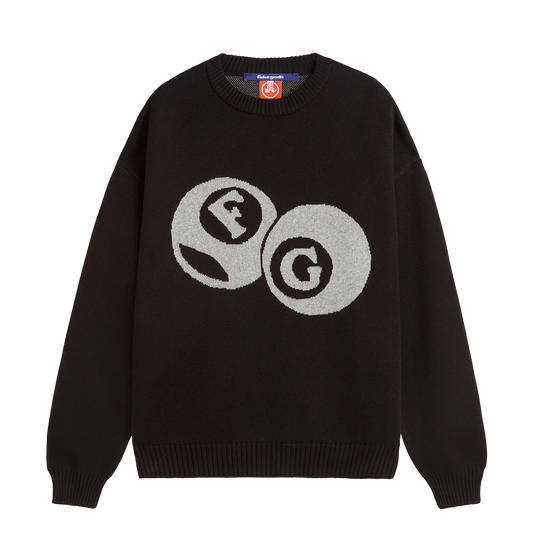 Newcop Fakegods Billiard Knitted Sweater Black Ropa 1